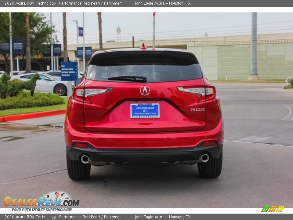 2020 Acura RDX Technology Performance Red Pearl / Parchment Photo #6