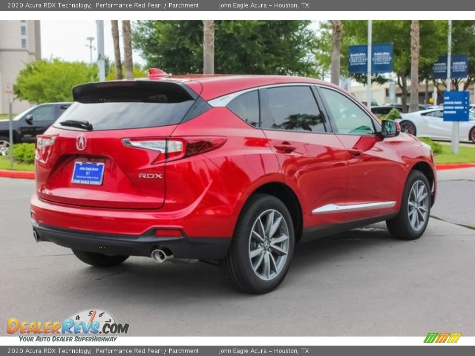 2020 Acura RDX Technology Performance Red Pearl / Parchment Photo #7