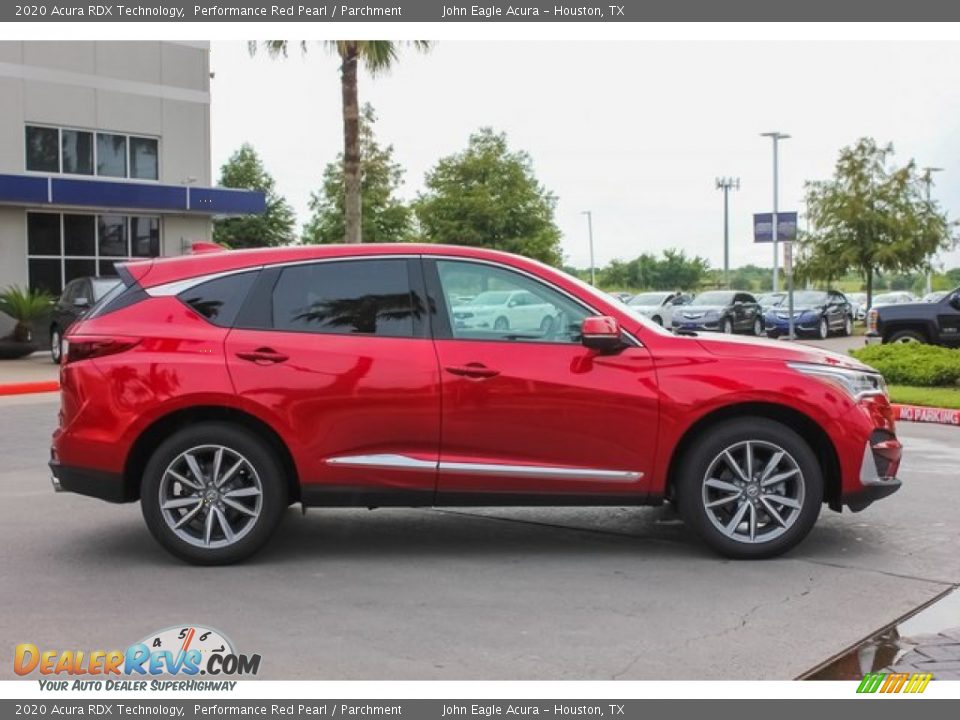 2020 Acura RDX Technology Performance Red Pearl / Parchment Photo #8