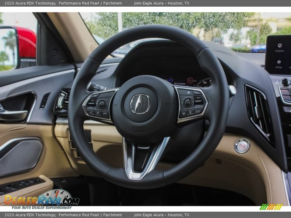 2020 Acura RDX Technology Performance Red Pearl / Parchment Photo #27