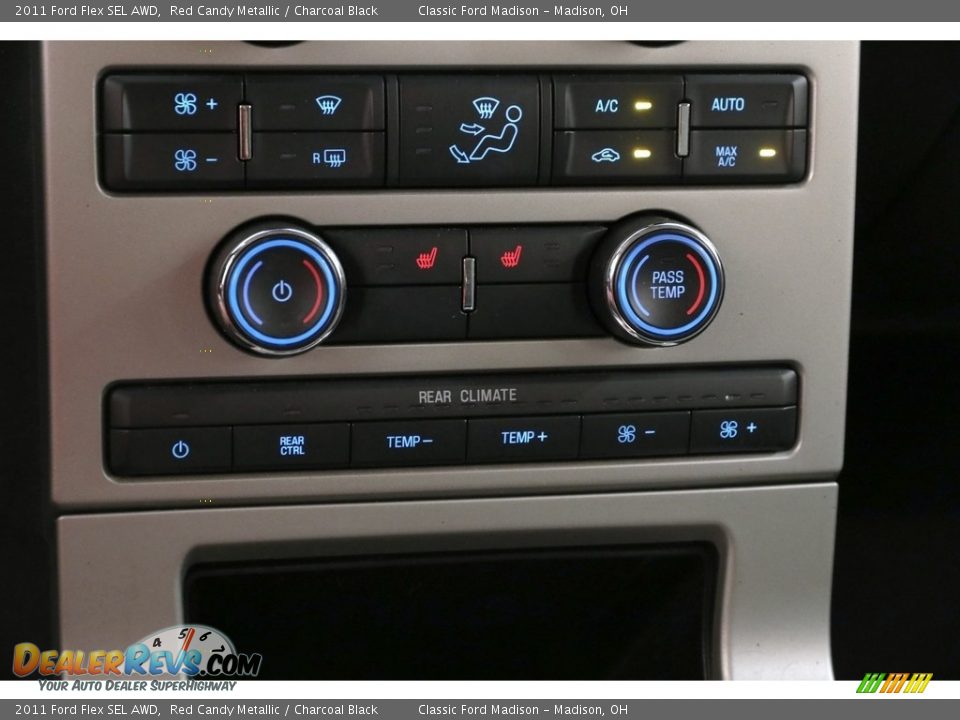 2011 Ford Flex SEL AWD Red Candy Metallic / Charcoal Black Photo #13