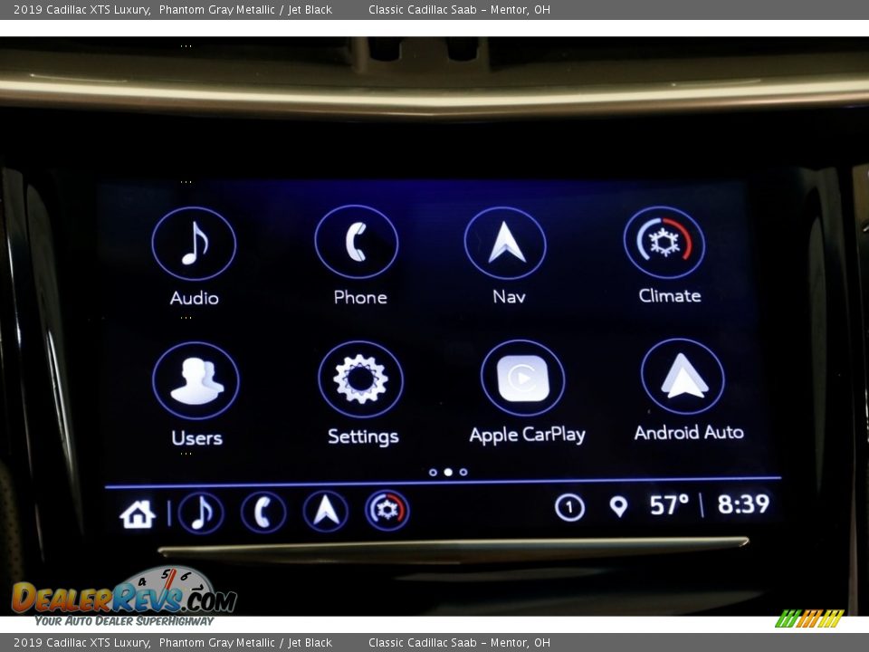 2019 Cadillac XTS Luxury Phantom Gray Metallic / Jet Black Photo #10