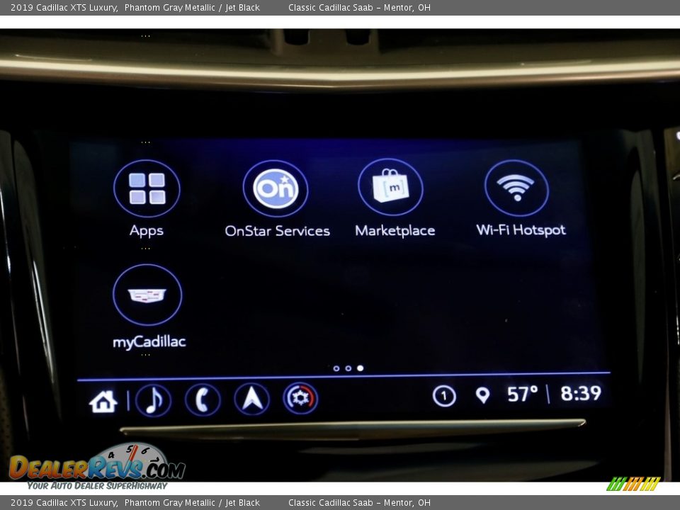 2019 Cadillac XTS Luxury Phantom Gray Metallic / Jet Black Photo #11