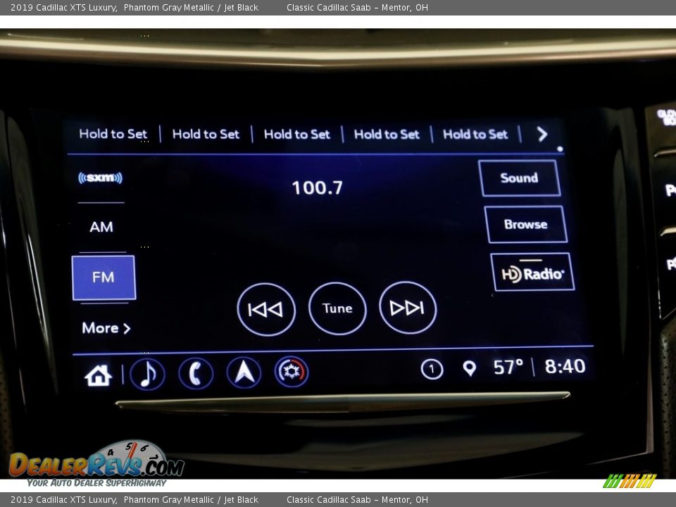 2019 Cadillac XTS Luxury Phantom Gray Metallic / Jet Black Photo #12