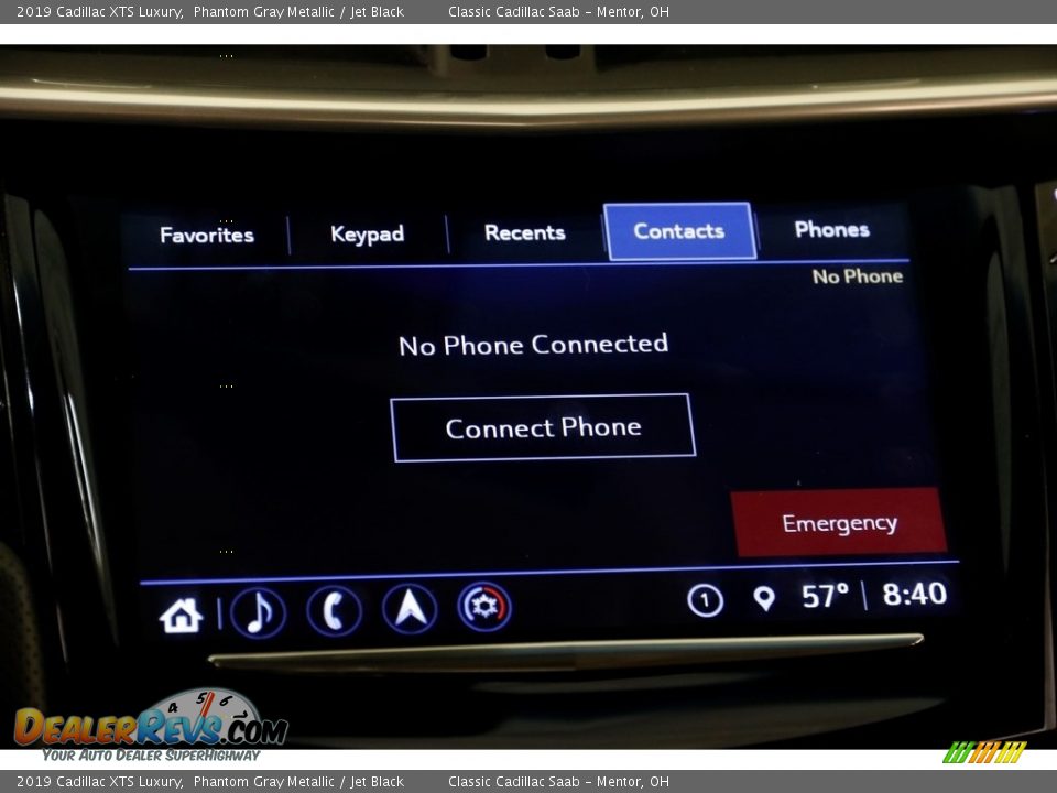 2019 Cadillac XTS Luxury Phantom Gray Metallic / Jet Black Photo #13