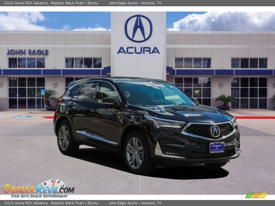 2020 Acura RDX Advance Majestic Black Pearl / Ebony Photo #1