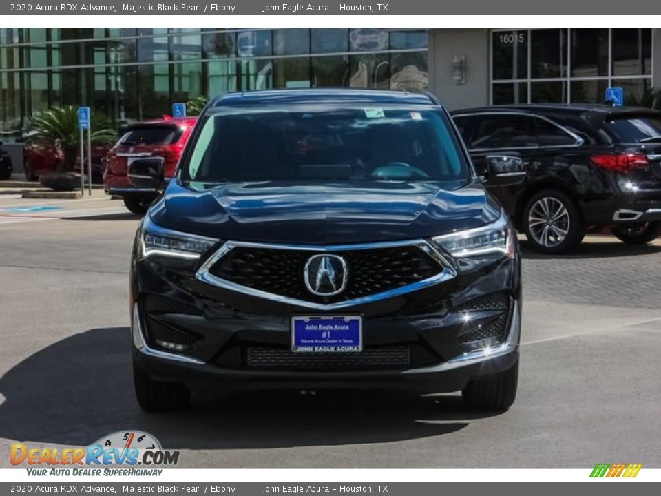 2020 Acura RDX Advance Majestic Black Pearl / Ebony Photo #2