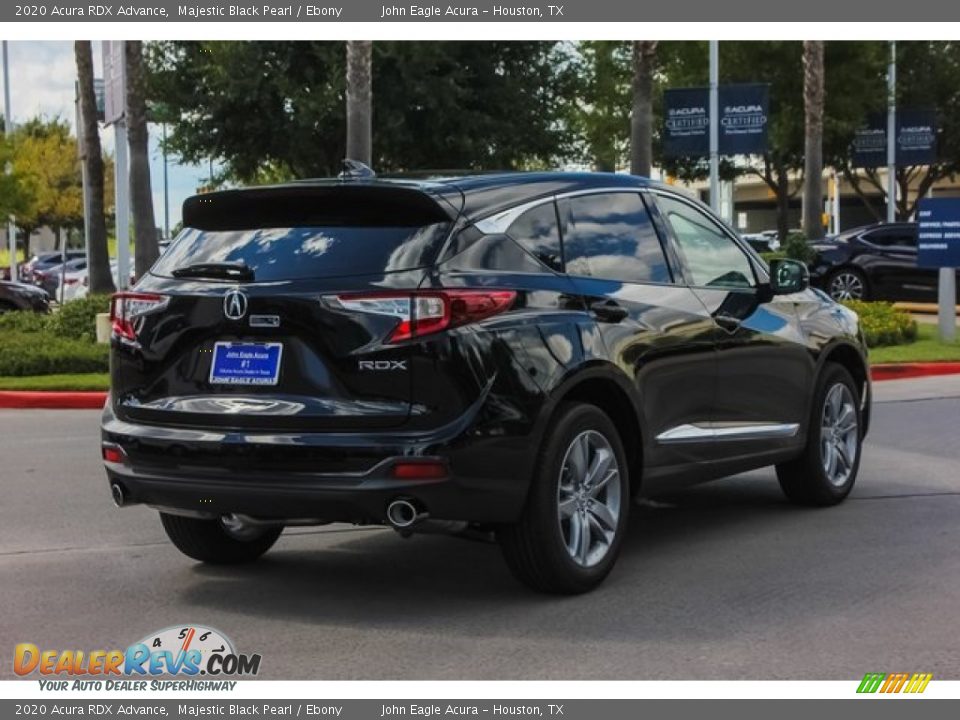 2020 Acura RDX Advance Majestic Black Pearl / Ebony Photo #7