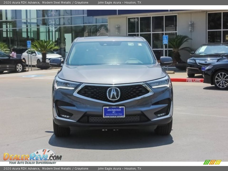 2020 Acura RDX Advance Modern Steel Metallic / Graystone Photo #2