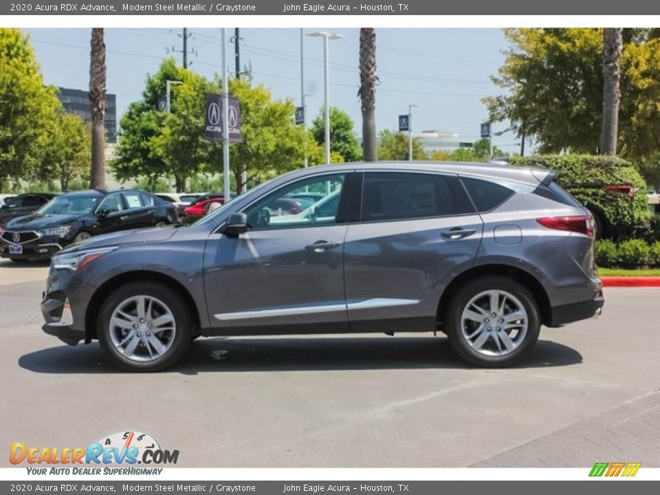 2020 Acura RDX Advance Modern Steel Metallic / Graystone Photo #4