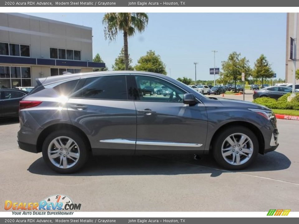2020 Acura RDX Advance Modern Steel Metallic / Graystone Photo #8
