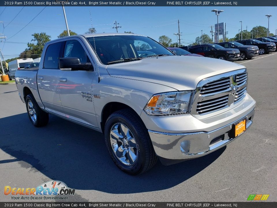 2019 Ram 1500 Classic Big Horn Crew Cab 4x4 Bright Silver Metallic / Black/Diesel Gray Photo #1