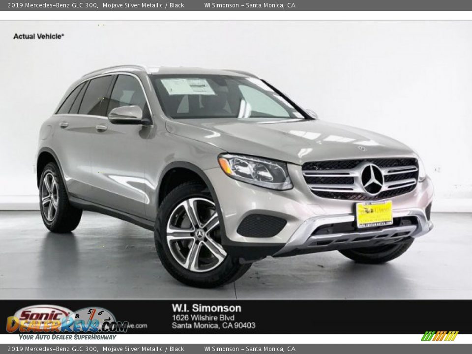 2019 Mercedes-Benz GLC 300 Mojave Silver Metallic / Black Photo #1