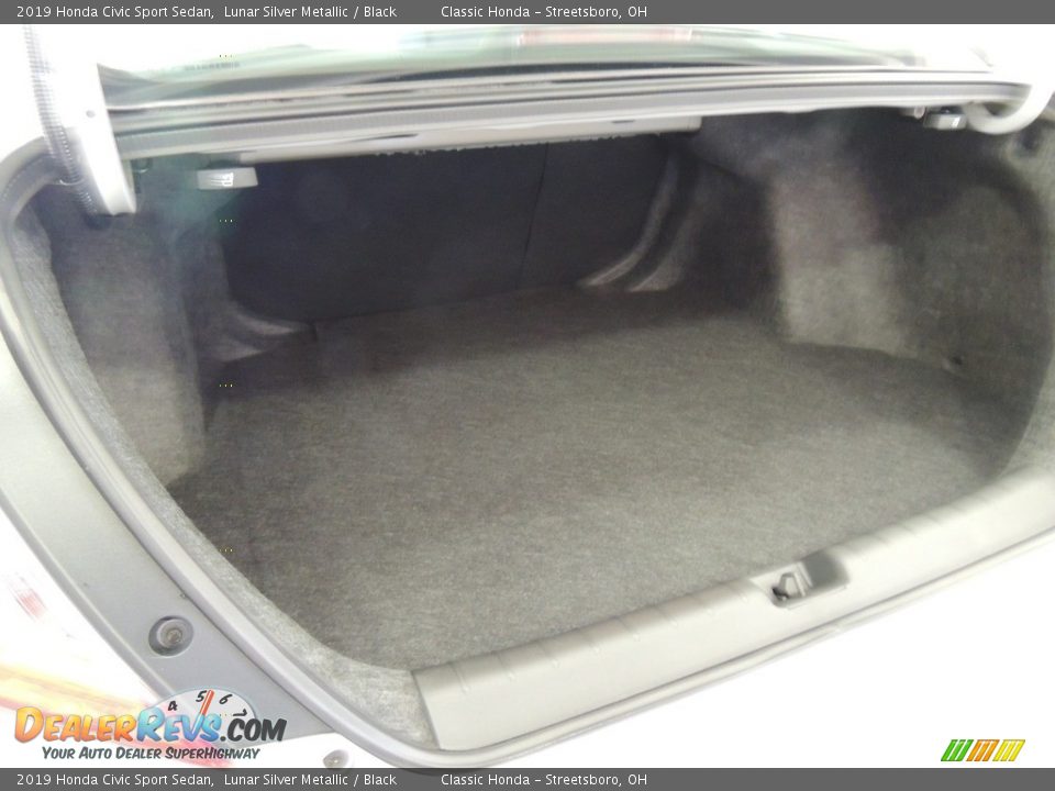 2019 Honda Civic Sport Sedan Lunar Silver Metallic / Black Photo #16