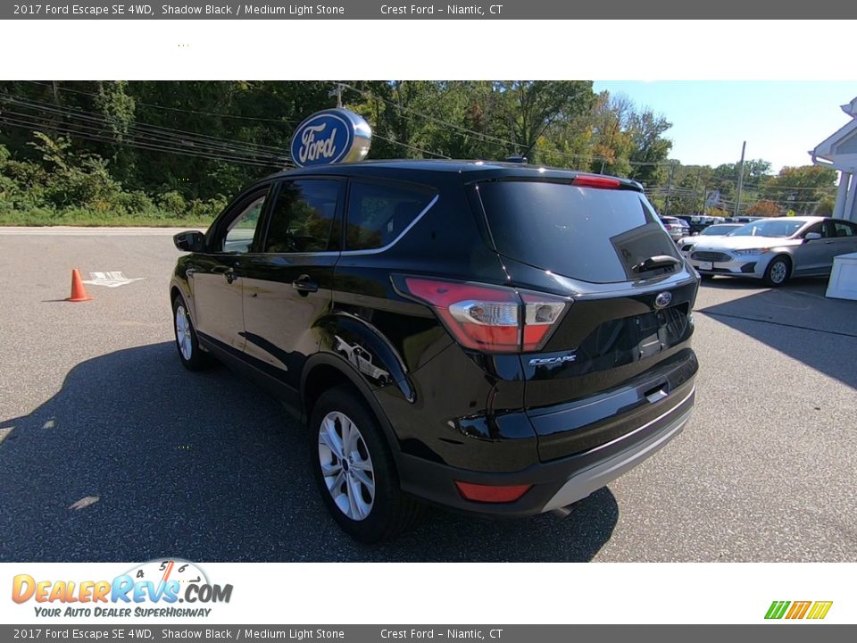 2017 Ford Escape SE 4WD Shadow Black / Medium Light Stone Photo #5