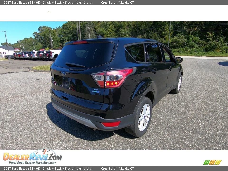 2017 Ford Escape SE 4WD Shadow Black / Medium Light Stone Photo #7