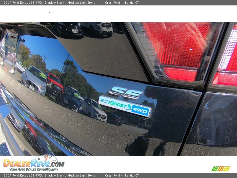 2017 Ford Escape SE 4WD Shadow Black / Medium Light Stone Photo #9