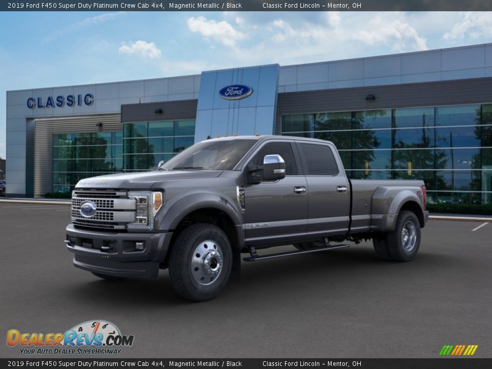 2019 Ford F450 Super Duty Platinum Crew Cab 4x4 Magnetic Metallic / Black Photo #1