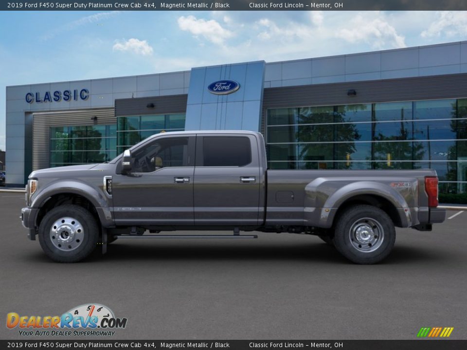 2019 Ford F450 Super Duty Platinum Crew Cab 4x4 Magnetic Metallic / Black Photo #3