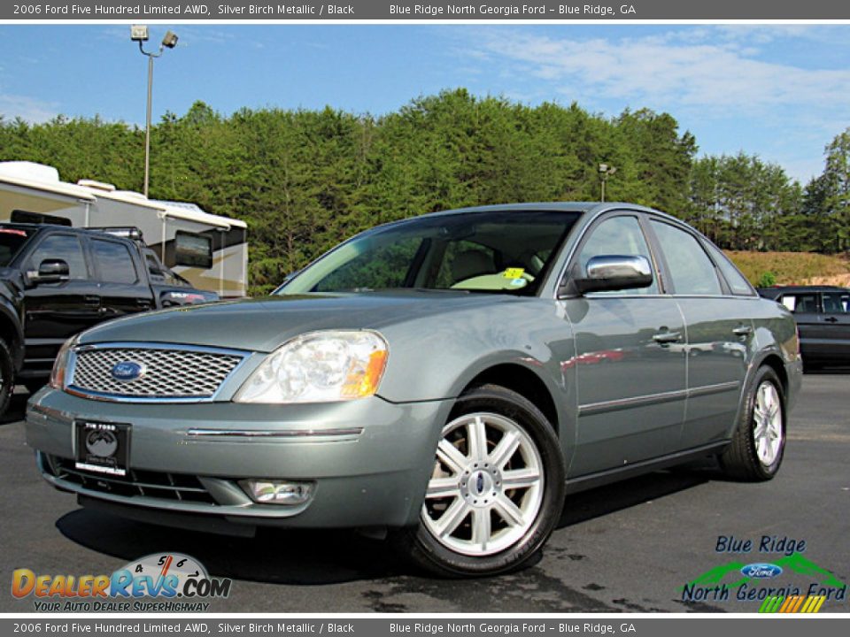 2006 Ford Five Hundred Limited AWD Silver Birch Metallic / Black Photo #1