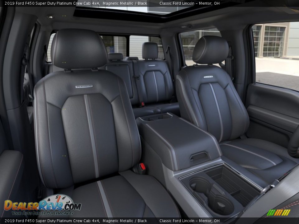 2019 Ford F450 Super Duty Platinum Crew Cab 4x4 Magnetic Metallic / Black Photo #10