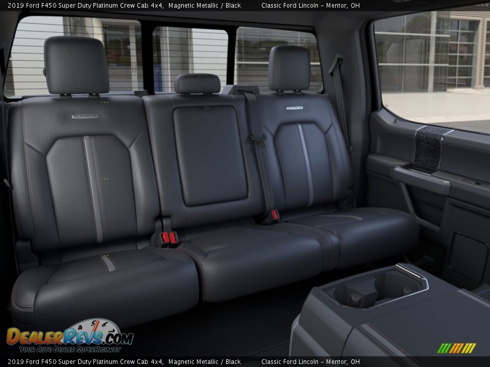 2019 Ford F450 Super Duty Platinum Crew Cab 4x4 Magnetic Metallic / Black Photo #11