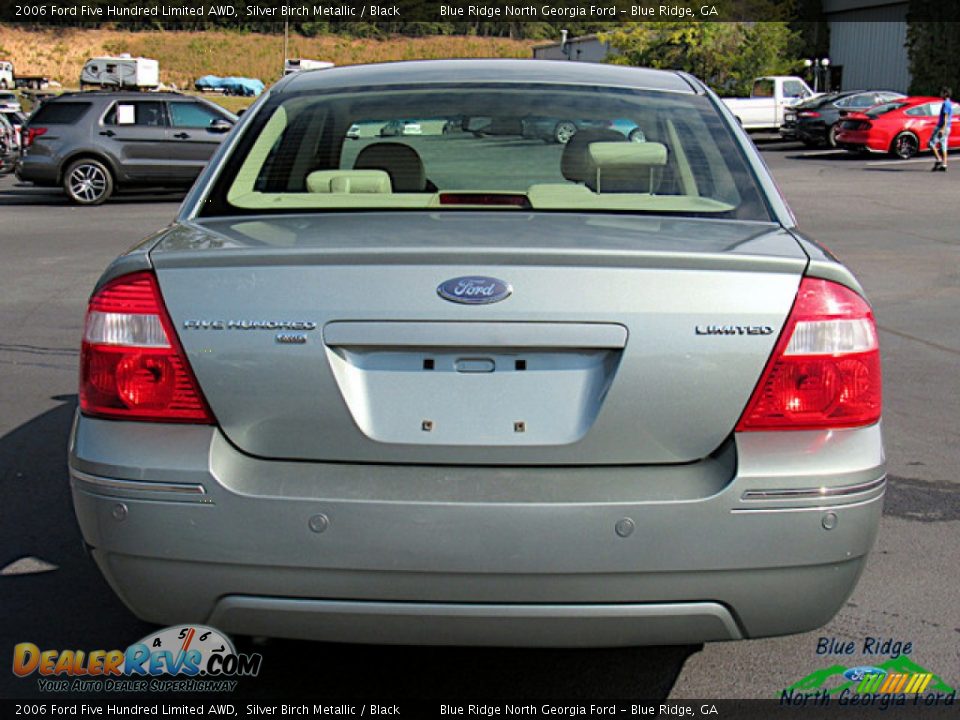 2006 Ford Five Hundred Limited AWD Silver Birch Metallic / Black Photo #4