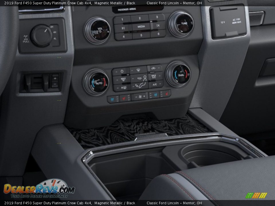 2019 Ford F450 Super Duty Platinum Crew Cab 4x4 Magnetic Metallic / Black Photo #15