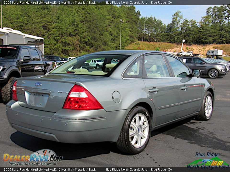 2006 Ford Five Hundred Limited AWD Silver Birch Metallic / Black Photo #5
