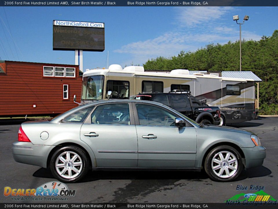 2006 Ford Five Hundred Limited AWD Silver Birch Metallic / Black Photo #6