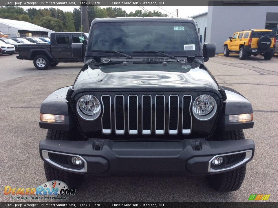 2020 Jeep Wrangler Unlimited Sahara 4x4 Black / Black Photo #4