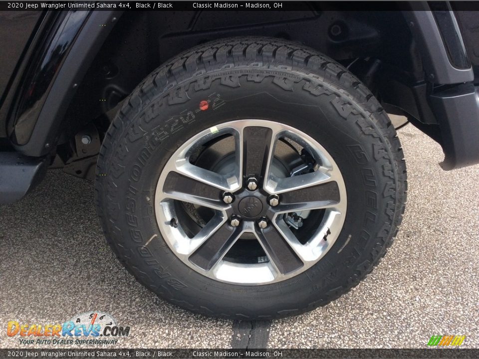 2020 Jeep Wrangler Unlimited Sahara 4x4 Black / Black Photo #9