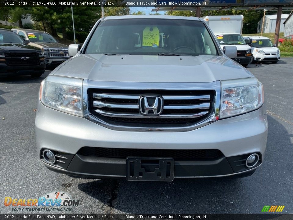 2012 Honda Pilot EX-L 4WD Alabaster Silver Metallic / Black Photo #3