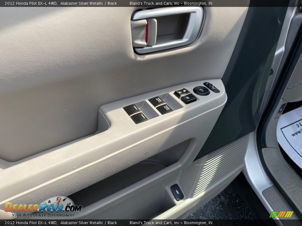 2012 Honda Pilot EX-L 4WD Alabaster Silver Metallic / Black Photo #13