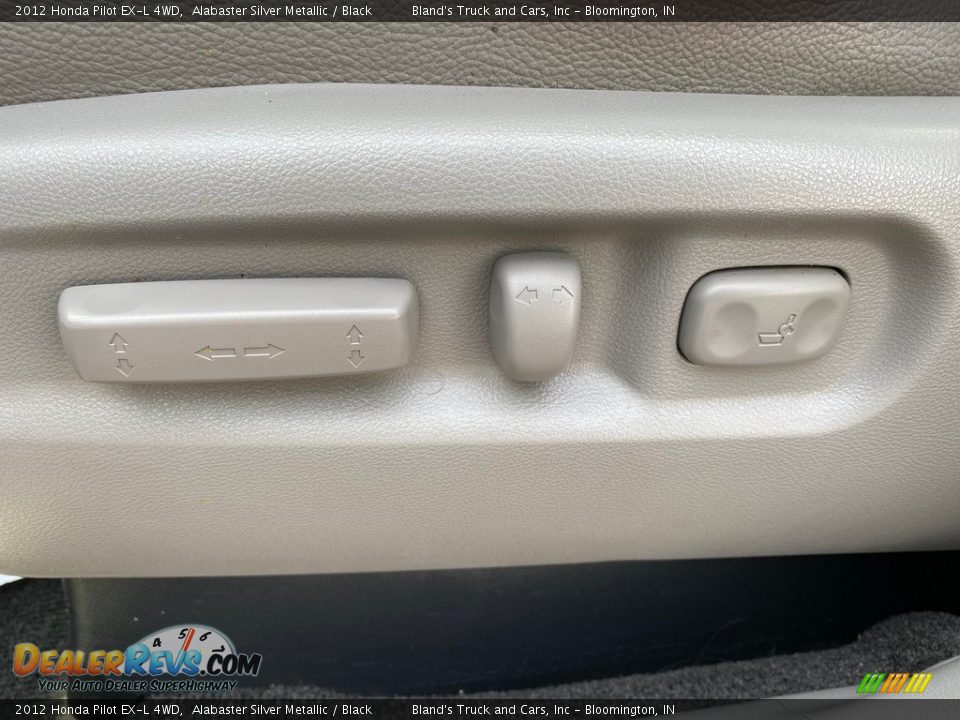 2012 Honda Pilot EX-L 4WD Alabaster Silver Metallic / Black Photo #15
