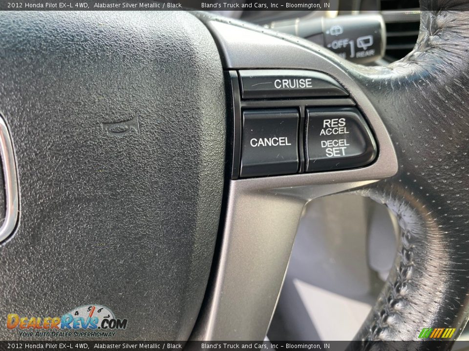 2012 Honda Pilot EX-L 4WD Alabaster Silver Metallic / Black Photo #19