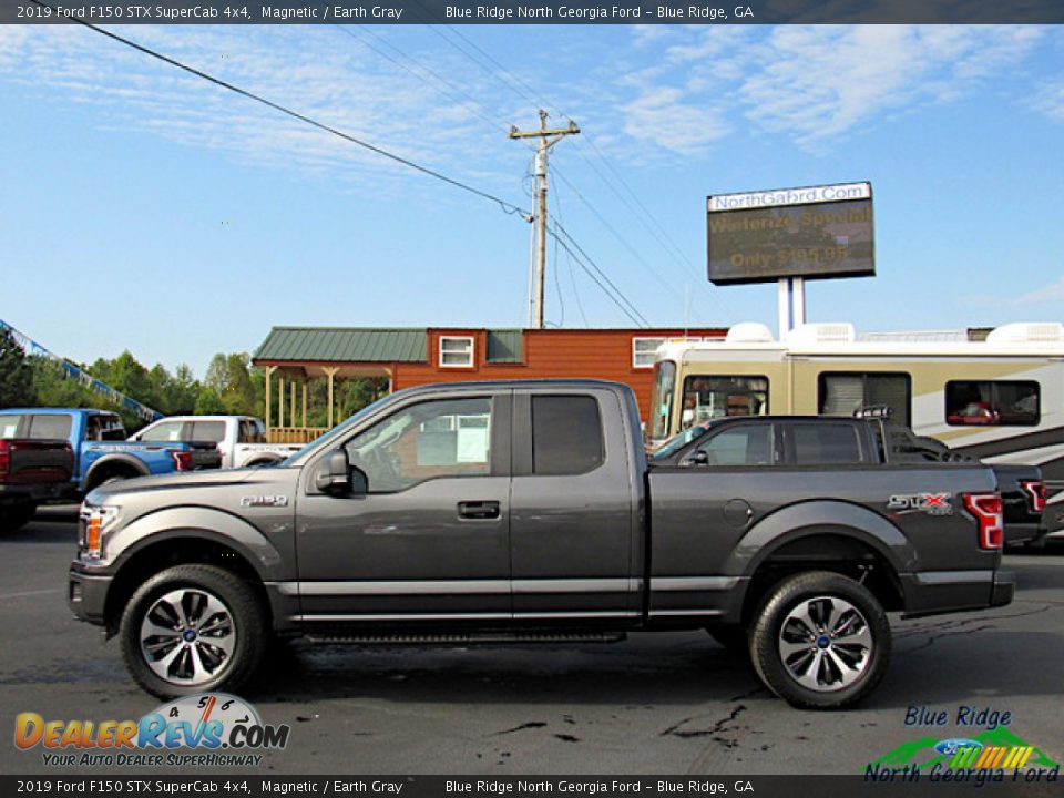 2019 Ford F150 STX SuperCab 4x4 Magnetic / Earth Gray Photo #2