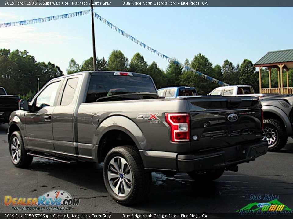 2019 Ford F150 STX SuperCab 4x4 Magnetic / Earth Gray Photo #3