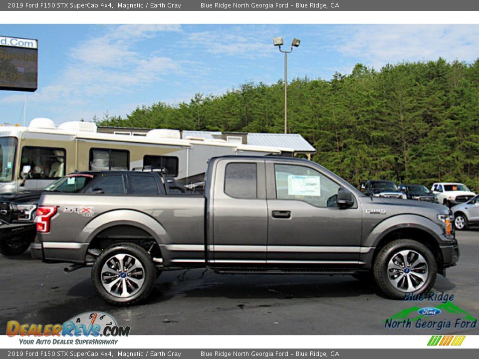 2019 Ford F150 STX SuperCab 4x4 Magnetic / Earth Gray Photo #6