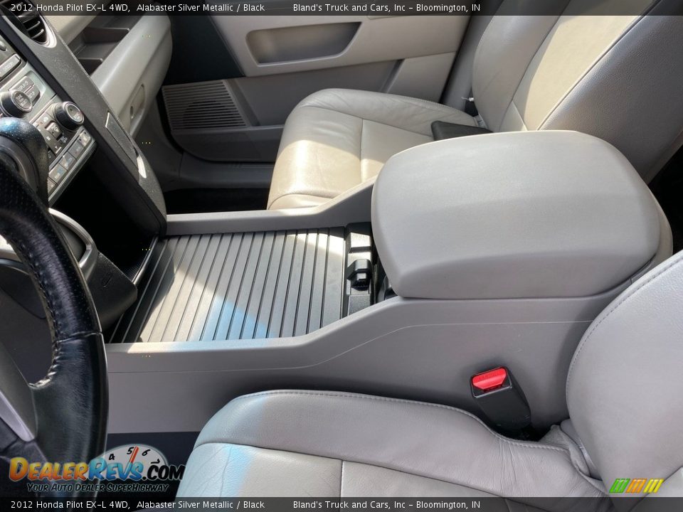 2012 Honda Pilot EX-L 4WD Alabaster Silver Metallic / Black Photo #29