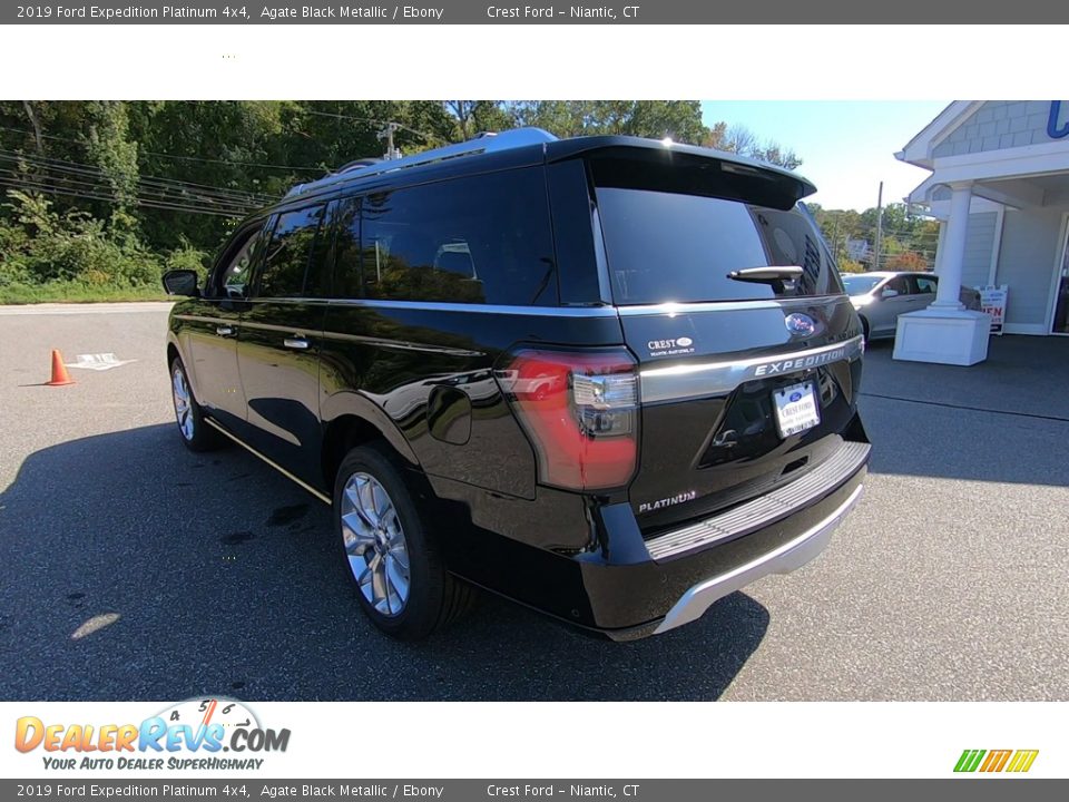 2019 Ford Expedition Platinum 4x4 Agate Black Metallic / Ebony Photo #5