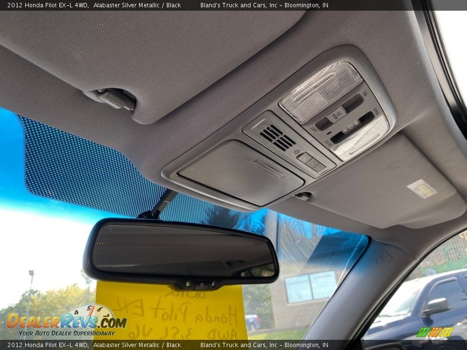 2012 Honda Pilot EX-L 4WD Alabaster Silver Metallic / Black Photo #30