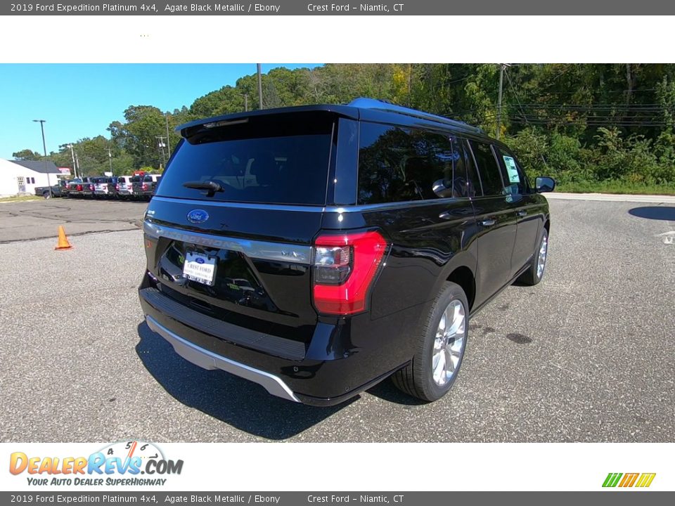 2019 Ford Expedition Platinum 4x4 Agate Black Metallic / Ebony Photo #7