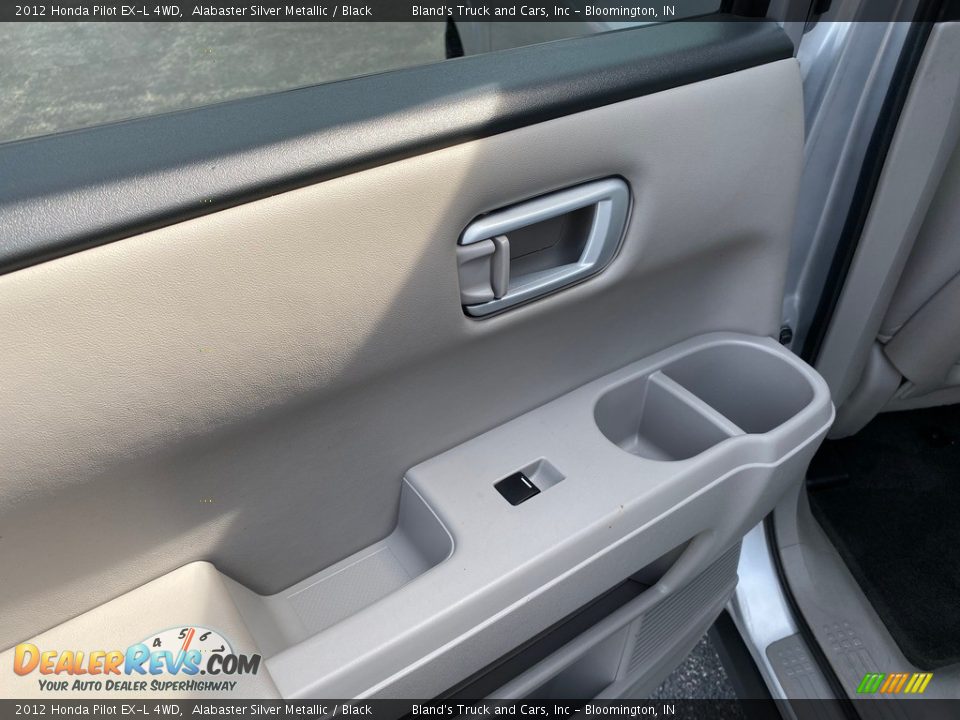 2012 Honda Pilot EX-L 4WD Alabaster Silver Metallic / Black Photo #33