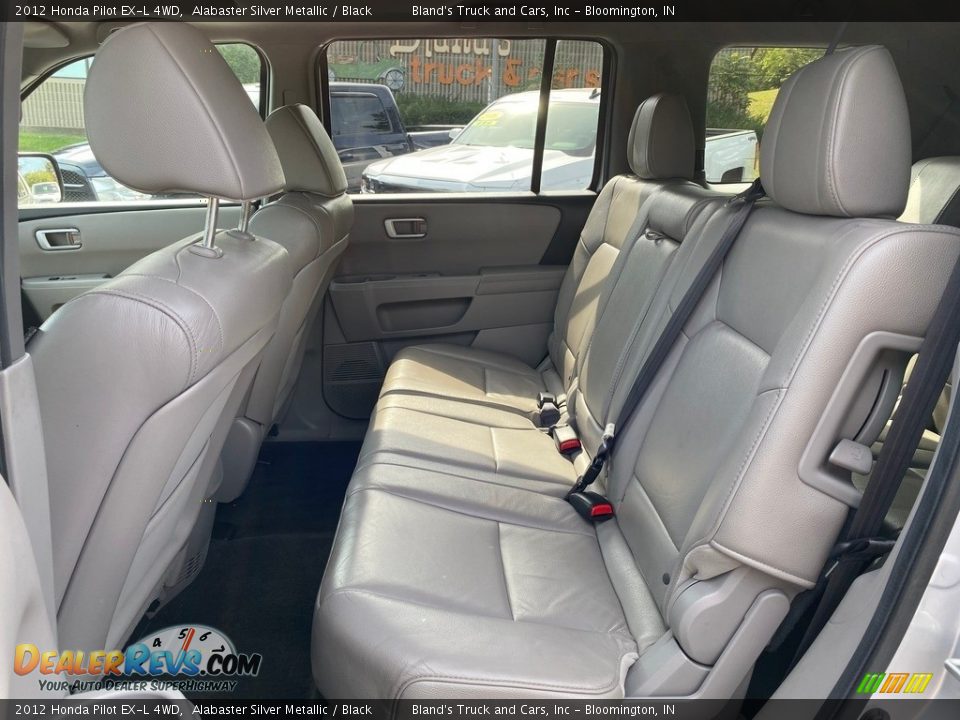 2012 Honda Pilot EX-L 4WD Alabaster Silver Metallic / Black Photo #34