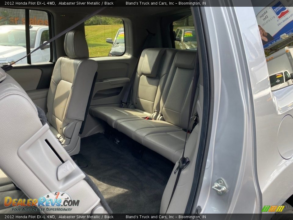 2012 Honda Pilot EX-L 4WD Alabaster Silver Metallic / Black Photo #35