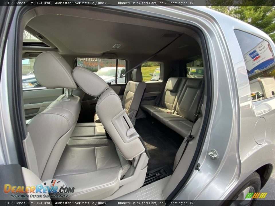 2012 Honda Pilot EX-L 4WD Alabaster Silver Metallic / Black Photo #36