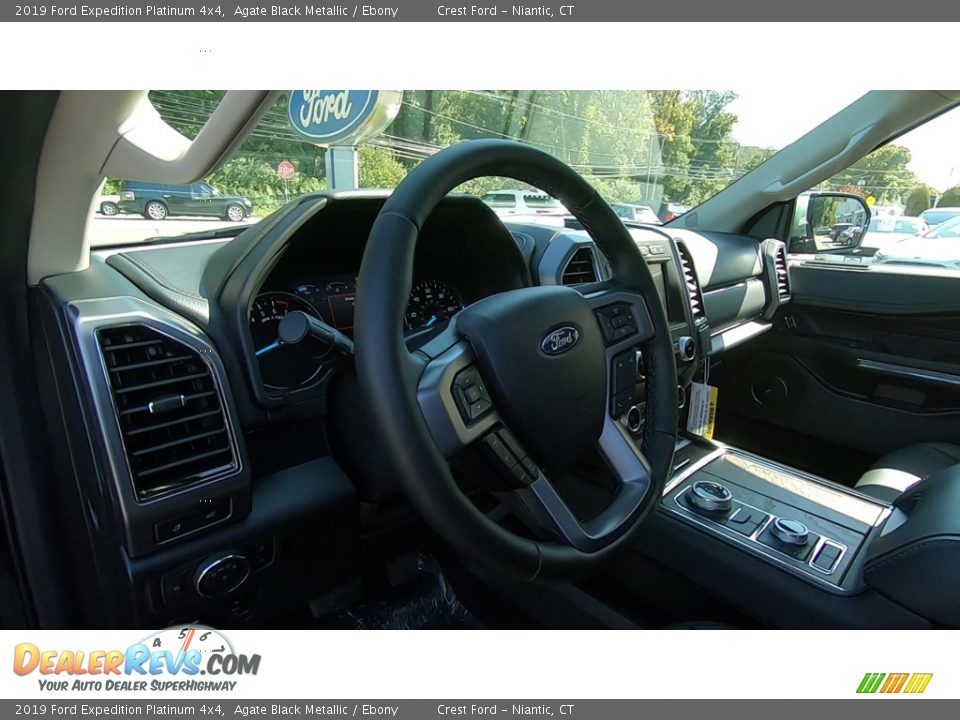 2019 Ford Expedition Platinum 4x4 Agate Black Metallic / Ebony Photo #11