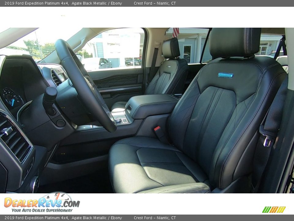 2019 Ford Expedition Platinum 4x4 Agate Black Metallic / Ebony Photo #12