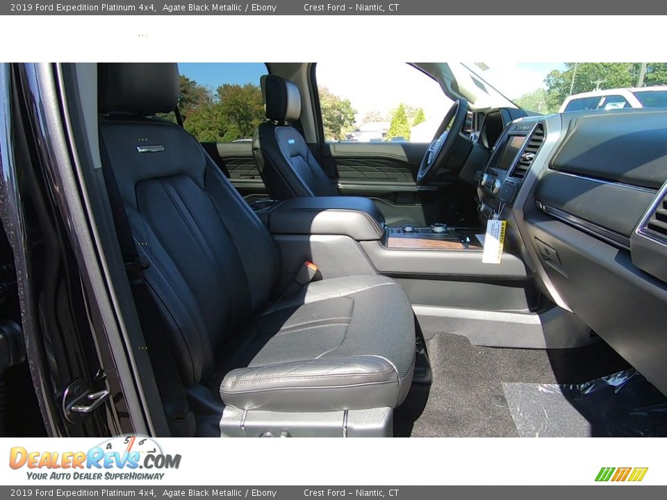 2019 Ford Expedition Platinum 4x4 Agate Black Metallic / Ebony Photo #26